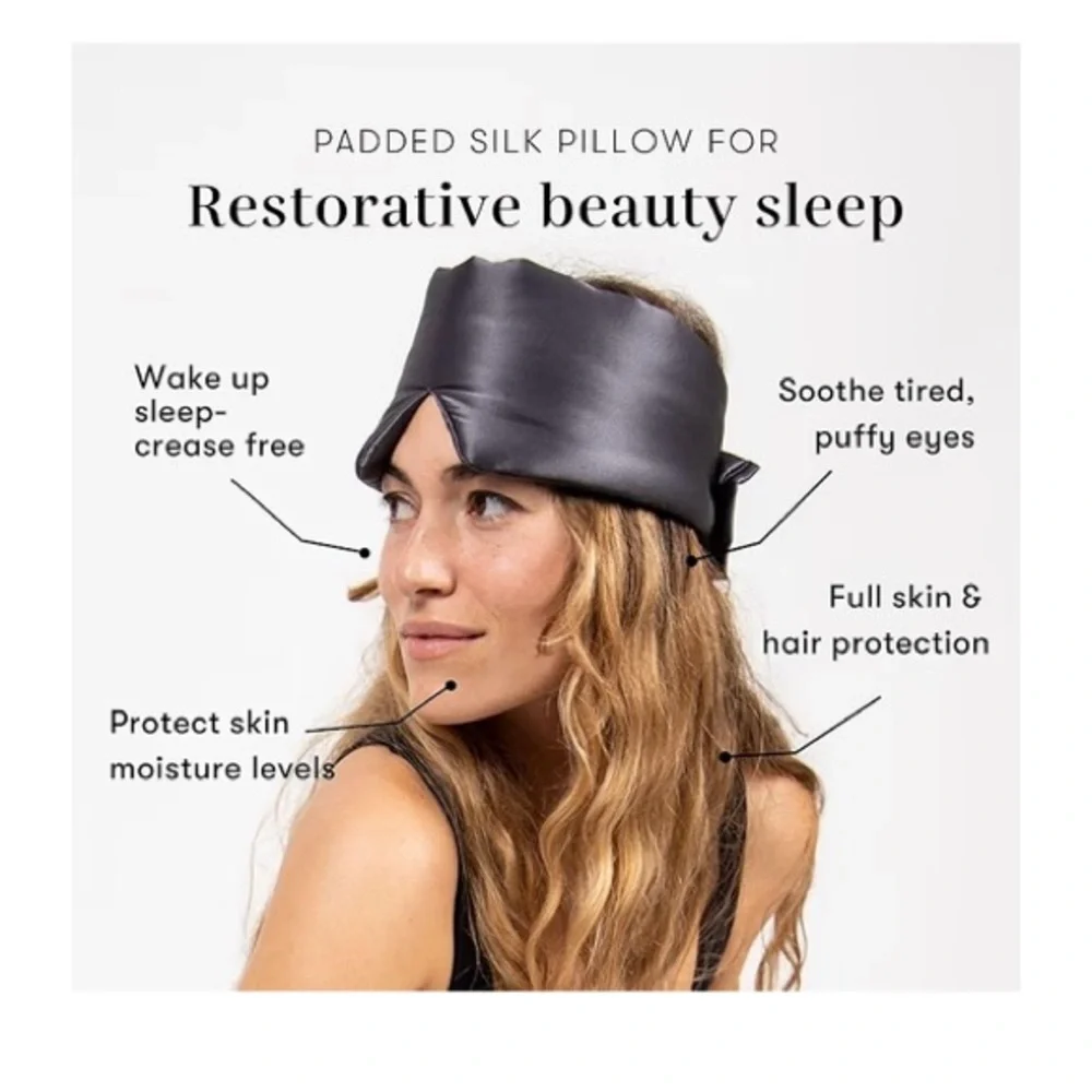 Drowsy Silk Sleep Mask - Moonlight Shadow